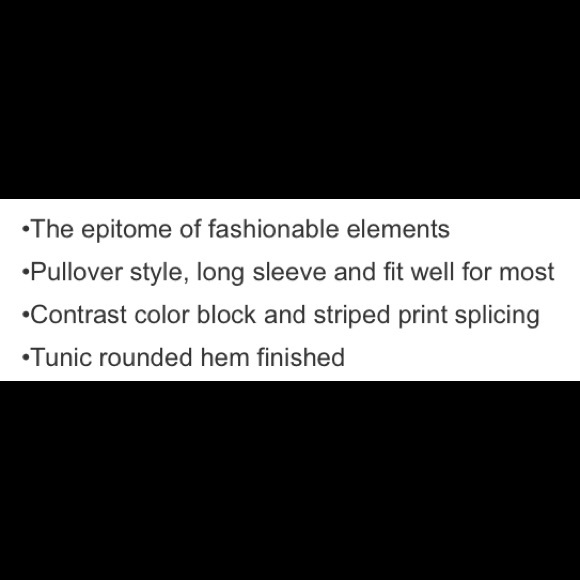 🎉HP🍁⚠️ 1 LEFT: SM•Colorblock Splice/Striped Top! - Picture 5 of 7